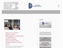 Tablet Screenshot of itsalinacruz.edu.mx